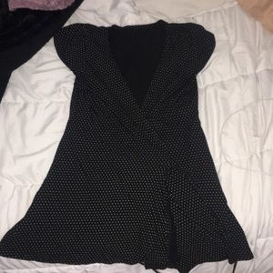 brandy Melville polka dot wrap dress